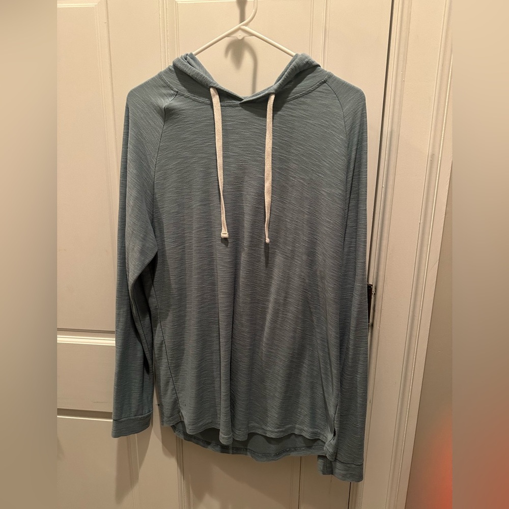 Men’s Free Fly hoodie. Good condition. Light Blue.